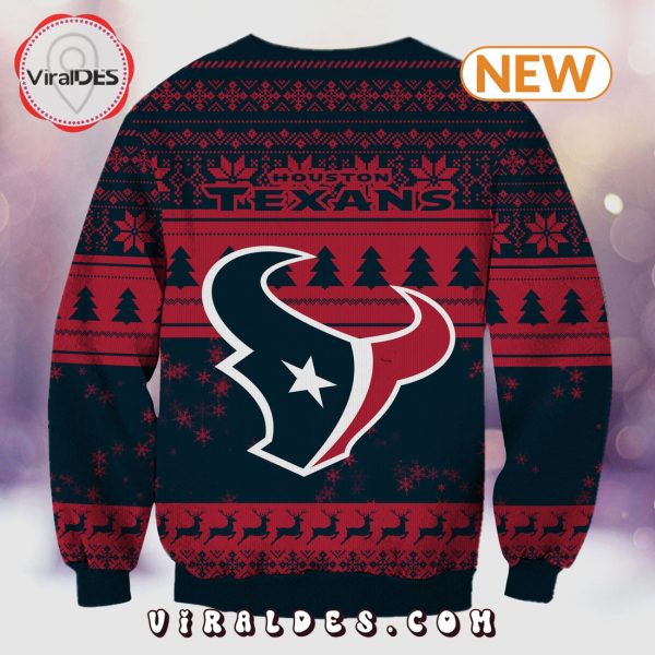 Houston Texans Christmas Grinch Knitted Sweater