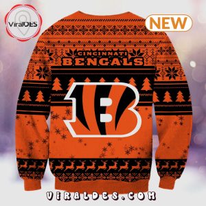 Cincinnati Bengals Christmas Grinch Knitted Sweater