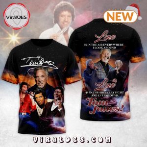 Tom Jones Welsh Singer Signatures Shirt