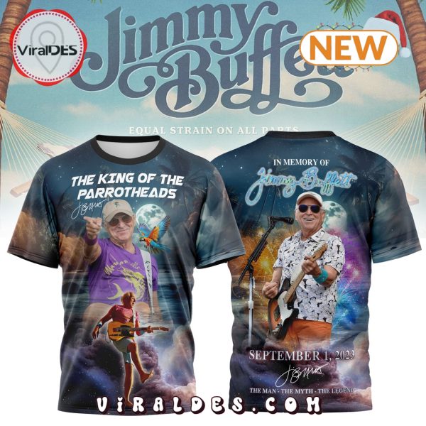 In Memory Of Jimmy Buffett Signatures Shirt