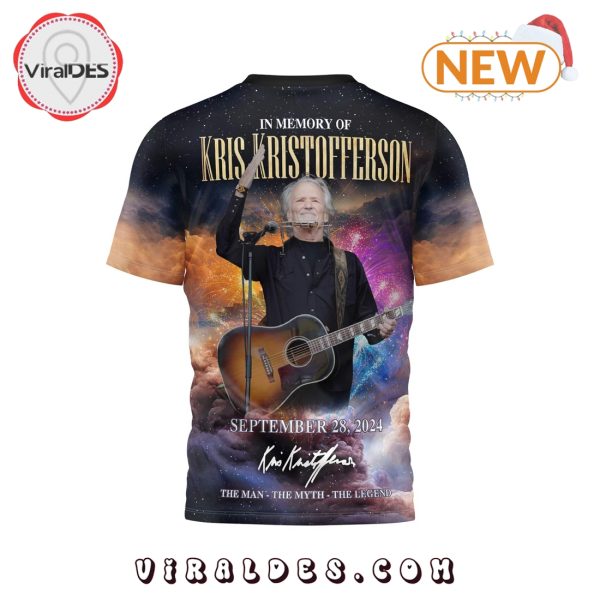 In Memory Of Kris Kristofferson Signatures Shirt