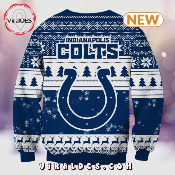 Indianapolis Colts Christmas Grinch Knitted Sweater