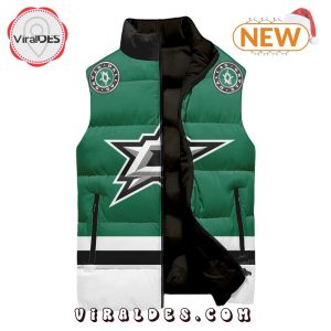 NHL Dallas Stars Custom Home Sleeveless Puffer Jacket