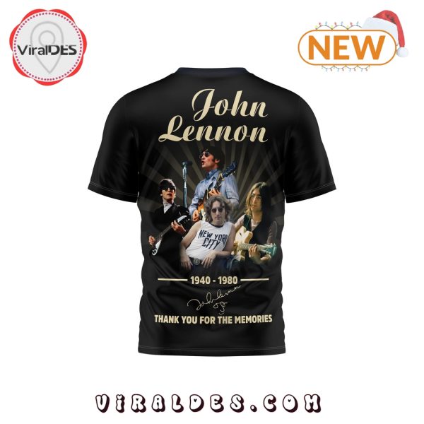 John Lennon Thank You For The Memories Shirt