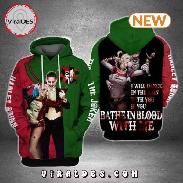 Joker Bathe In Blood With Me Hoodie