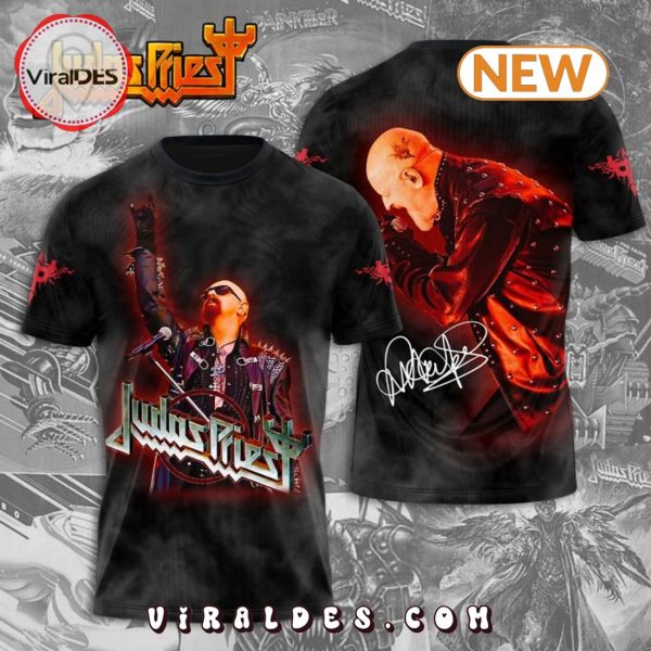 Judas Priest 3D Apparel Signatures Hoodie