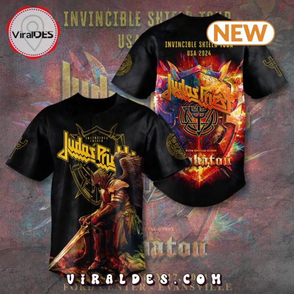 Judas Priest Invincible Shield 2024 Tour Jersey