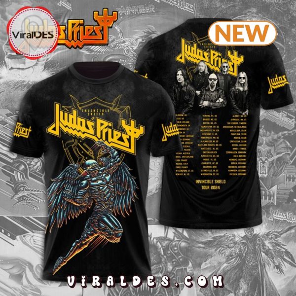 Judas Priest Invincible Shield Black Hoodie