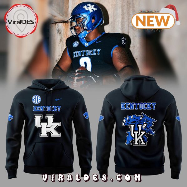 Kentucky Football Black Hoodie, Jogger, Cap