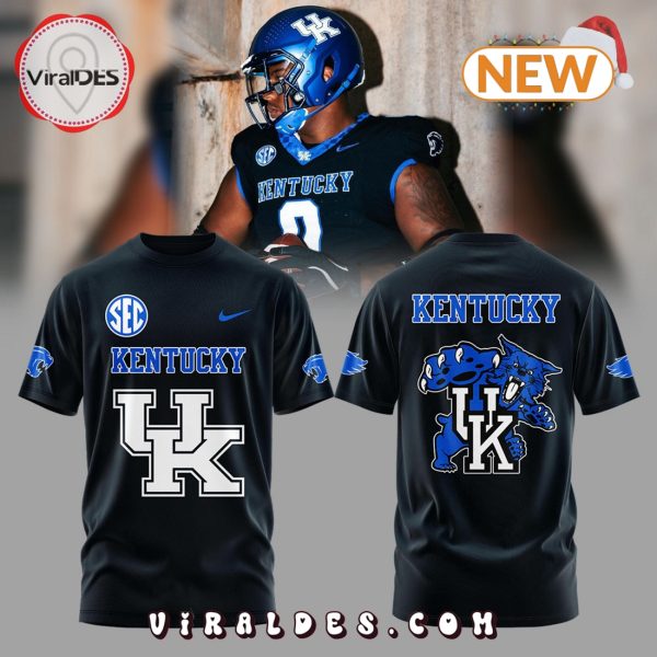 Kentucky Football Black T-Shirt, Jogger, Cap