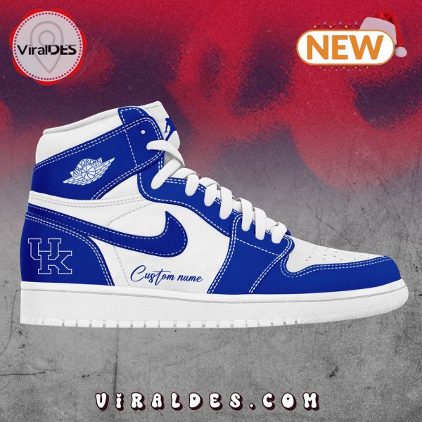 Kentucky Wildcats Custom Air Jordan 1 Hightop Sneakers