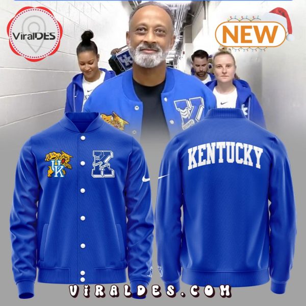 Kentucky Wildcats Football Navy Baseball Jacket