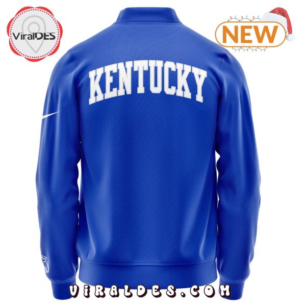 Kentucky Wildcats Football Navy Baseball Jacket