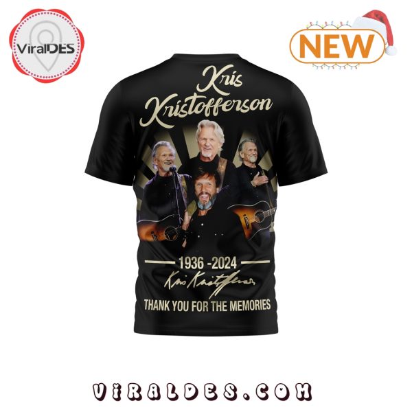 Kris Kristofferson Thank You For The Memories Shirt