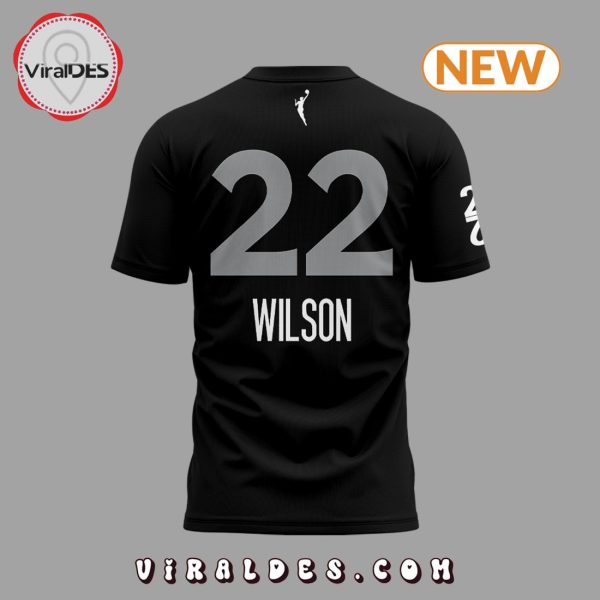 Las Vegas Aces Wilson 22 x Nike Black Hoodie