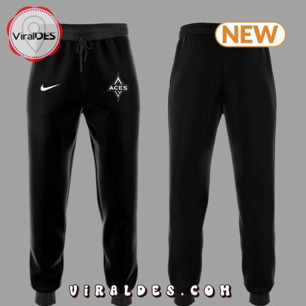 Las Vegas Aces Wilson 22 x Nike Black Hoodie , Jogger