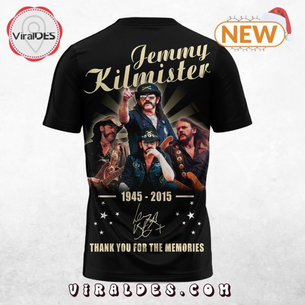 Lemmy Kilmister 1945 – 2015 Thank You For The Memories Shirt