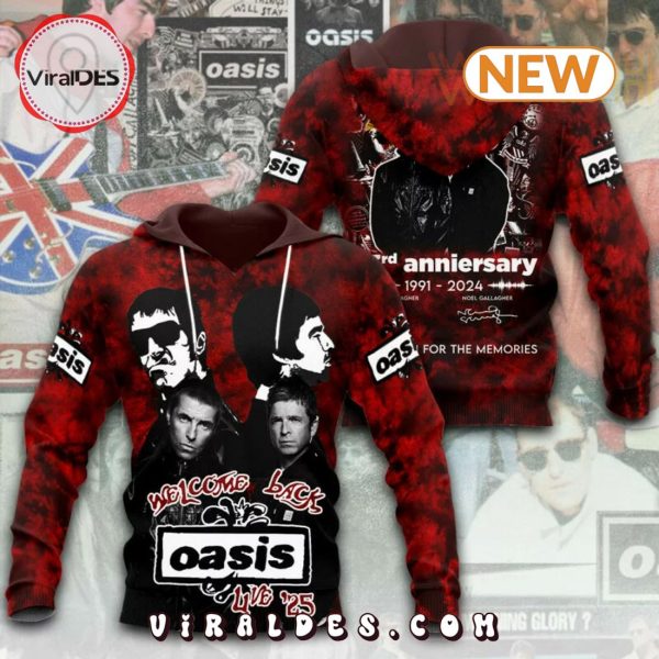 Live 2025 OASIS Comeback Memories Hoodie