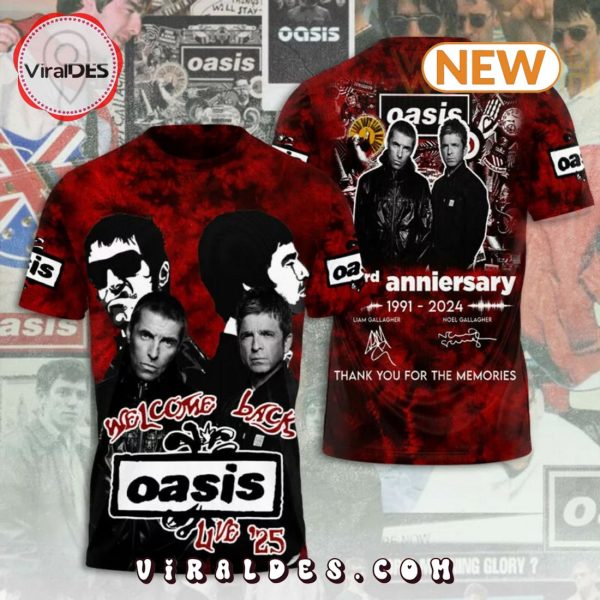 Live 2025 OASIS Comeback Memories Hoodie