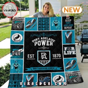 Port Adelaide Football FC Quilt Blanket