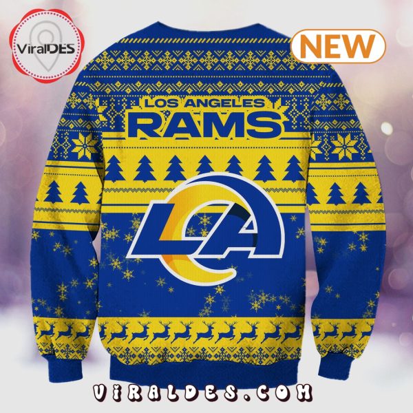 Los Angeles Rams Christmas Grinch Knitted Sweater