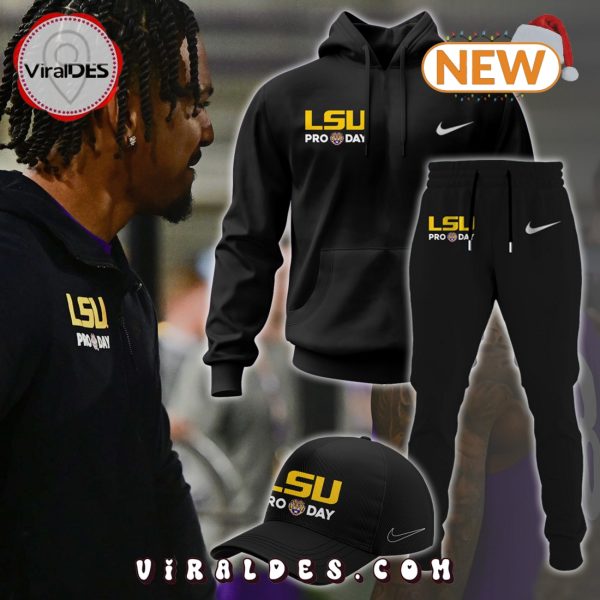 LSU Football Pro Day Hoodie, Jogger, Cap