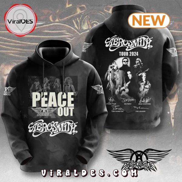 Men’s Aerosmith 2024 Peace Out Hoodie