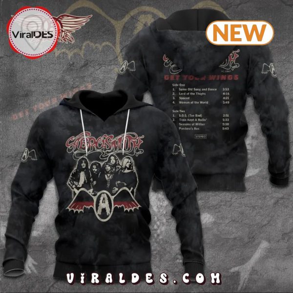 Men’s Aerosmith Get Your Wings Hoodie