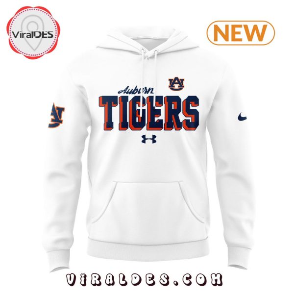 Men’s Auburn Football White Hoodie