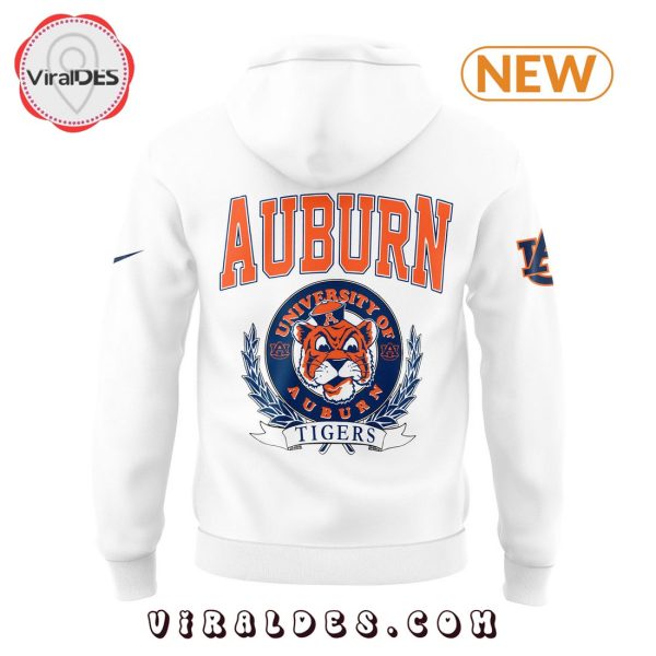 Men’s Auburn Football White Hoodie