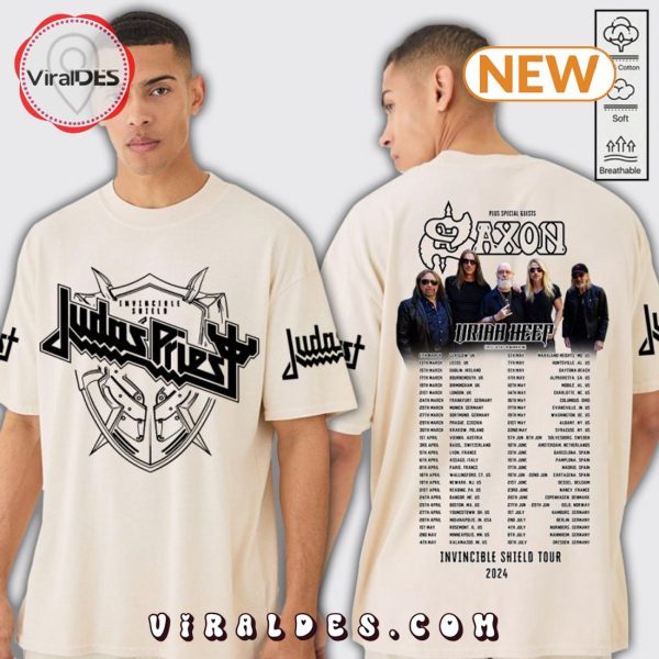 Men’s Judas Priest Invincible Shield Tour Shirt