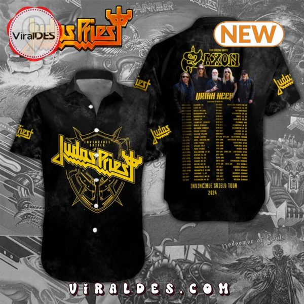 Men’s Judas Priest Uriah Heep Hawaiian Shirt