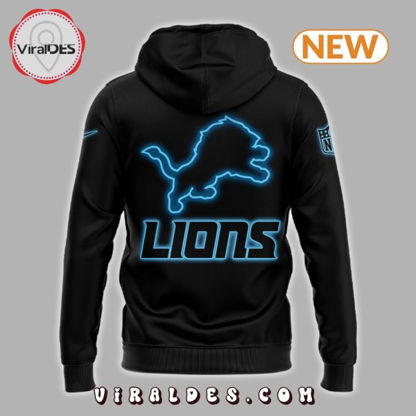 Men’s NFL Detroit Lions Black Hoodie