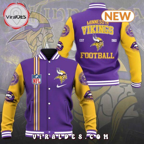 Minnesota Vikings Football Baseball Jersey