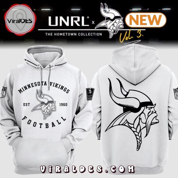 Minnesota Vikings Football FC White Hoodie