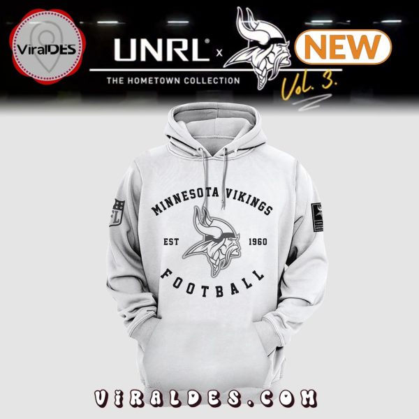 Minnesota Vikings Football FC White Hoodie