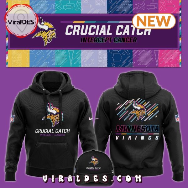 Minnesota Vikings NFL Crucial Catch Hoodie, Jogger, Cap