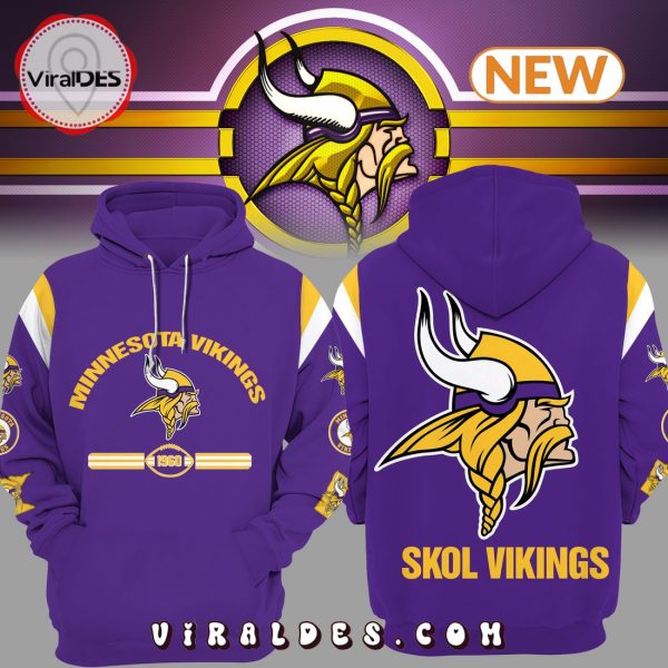 Minnesota Vikings Skol Vikings Purple Hoodie, Cap