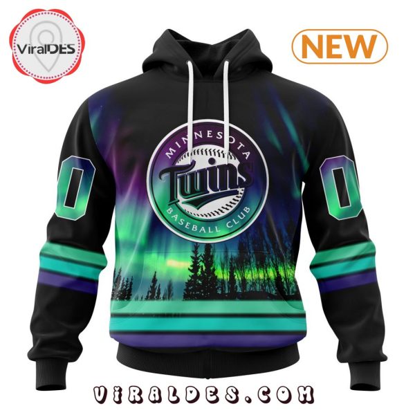 MLB Minnesota Twins Special Northern Lights Hoodie