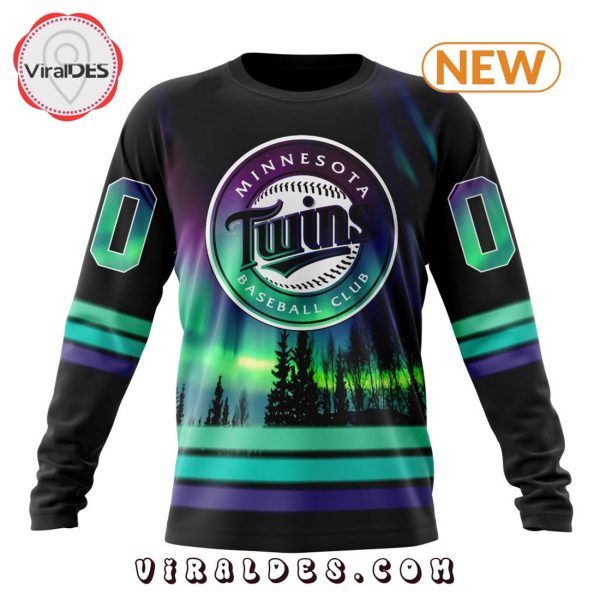 MLB Minnesota Twins Special Northern Lights Hoodie