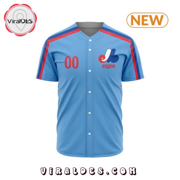 Montreal Expos Custom Vintage Baseball Jersey