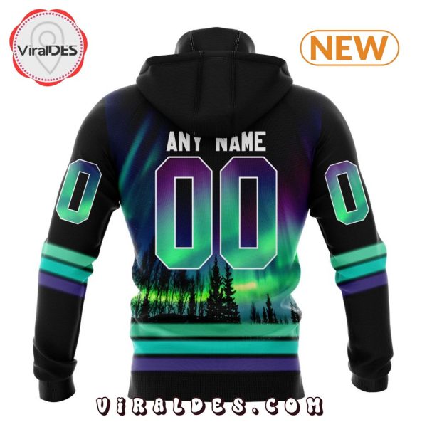 NAHL Fairbanks Ice Dogs Special Northern Lights Hoodie