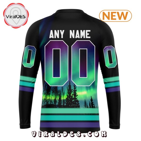 NAHL Fairbanks Ice Dogs Special Northern Lights Hoodie