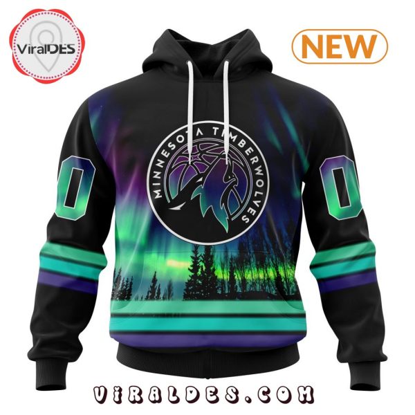 NBA Minnesota Timberwolves Special Northern Lights Hoodie