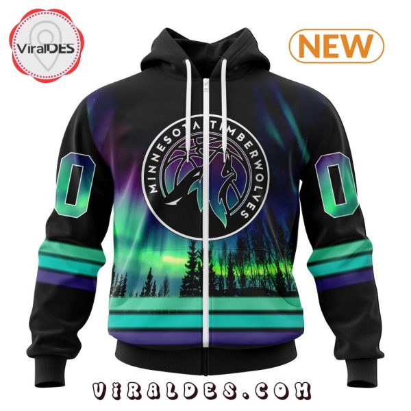 NBA Minnesota Timberwolves Special Northern Lights Hoodie