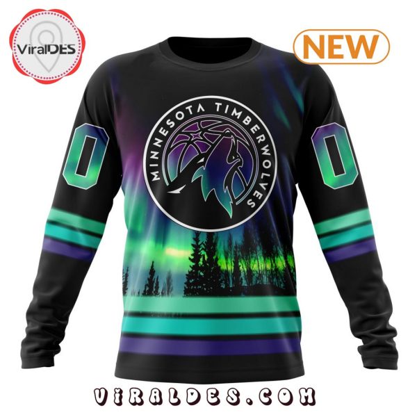 NBA Minnesota Timberwolves Special Northern Lights Hoodie