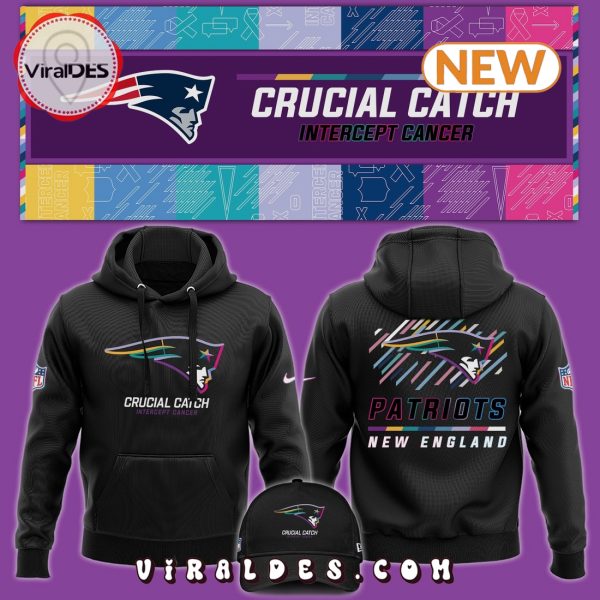 New England Patriots NFL Crucial Catch Hoodie, Jogger, Cap