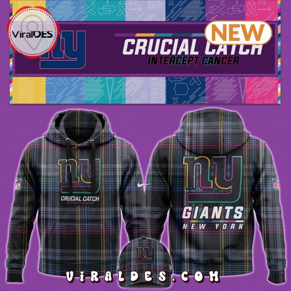 New York Giants Crucial Catch Hoodie, Jogger, Cap