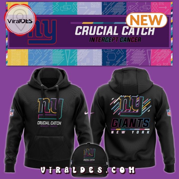 New York Giants NFL Crucial Catch Hoodie, Jogger, Cap