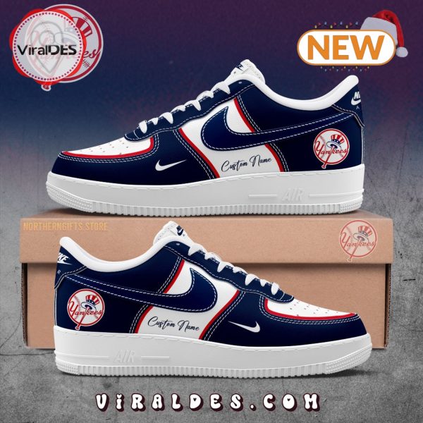 New York Yankees Custom Air Force 1 Sneakers